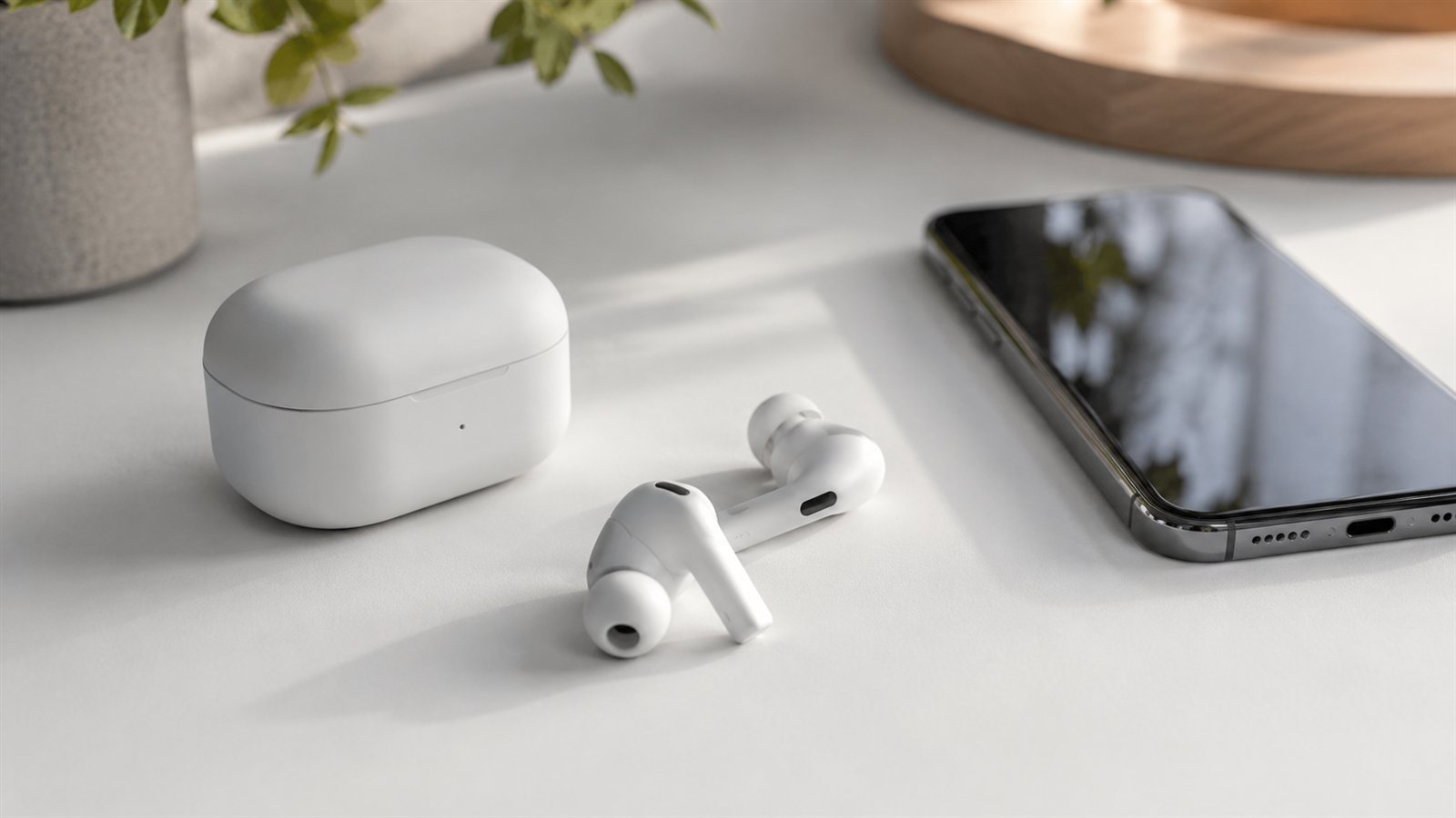 Bluetooth bağlanmıyor sorununda kablosuz kulaklık, şarj kutusu ve telefon