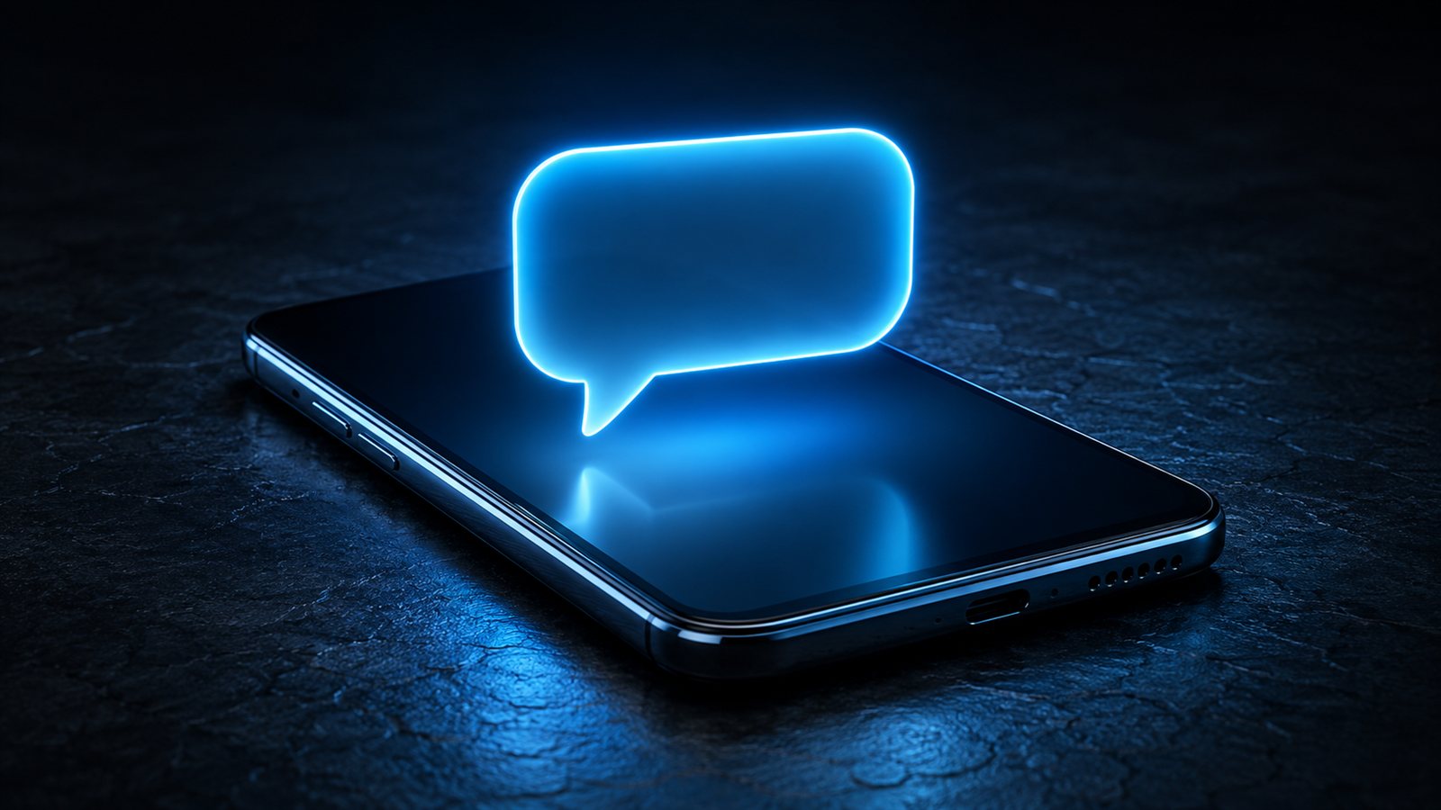 ChatGPT nasil kullanilir: telefon uzerinde parlayan sohbet balonu