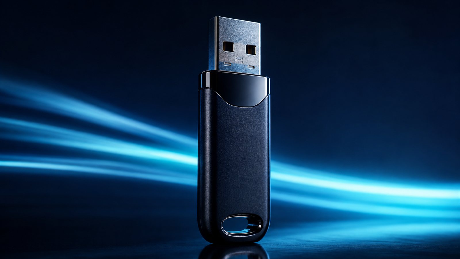 Format atma işleminde kullanılan USB bellek yakın çekim