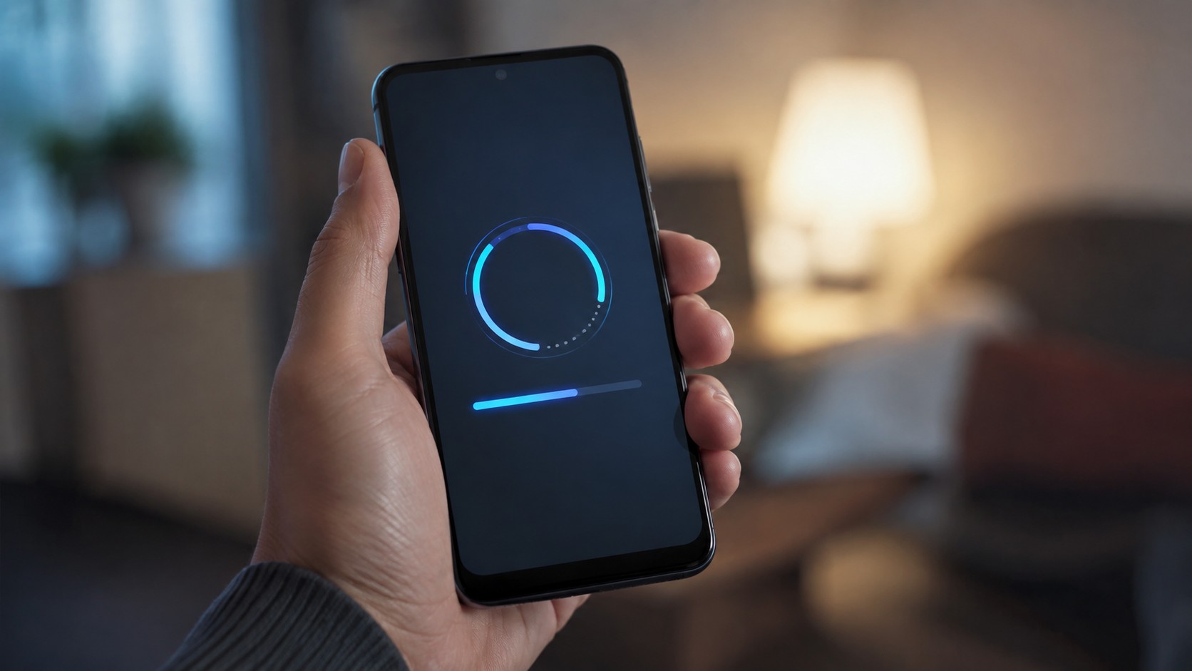 Telefon güncelleme ekranı: yazılım güncellemesi indiriliyor