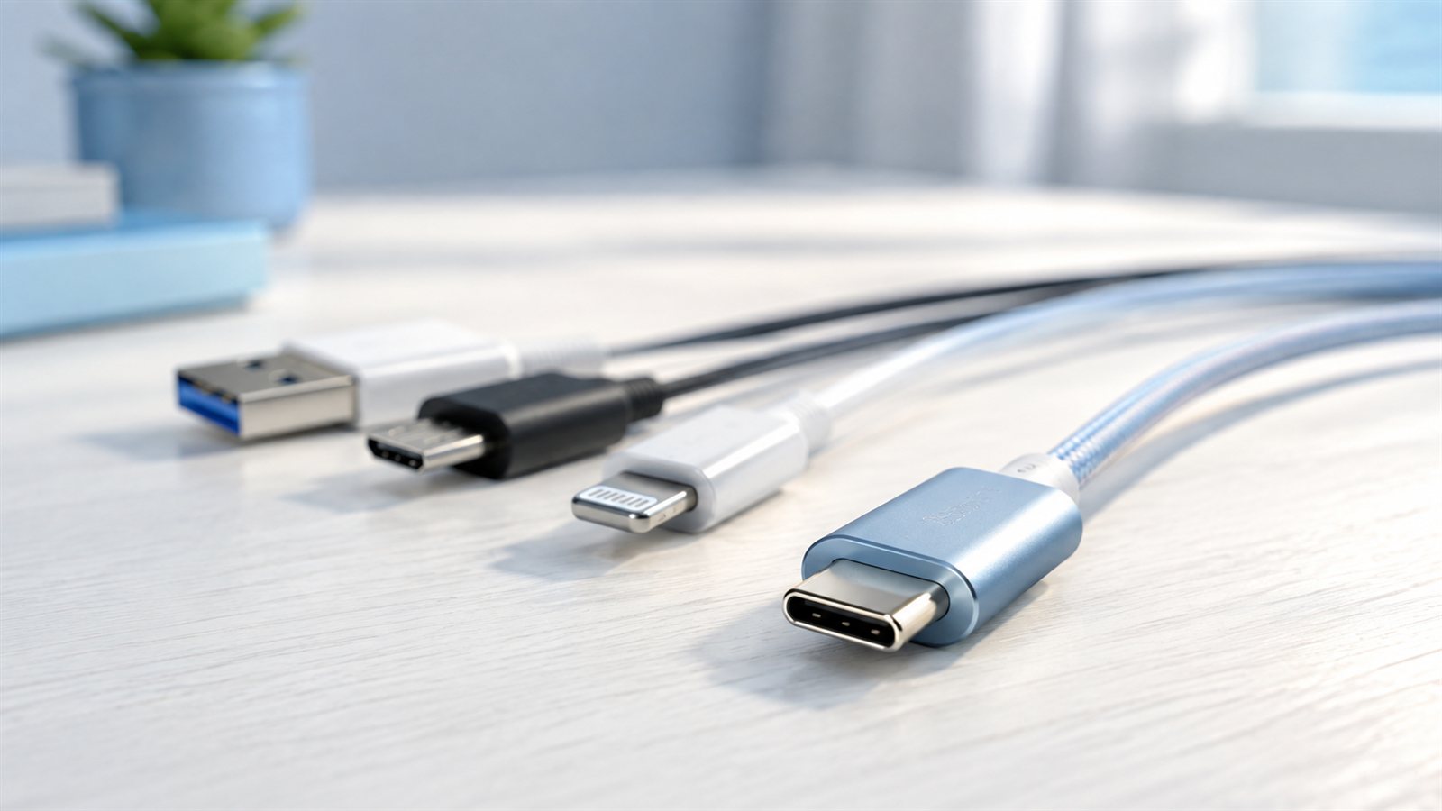 USB-C zorunluluğu öncesi farklı şarj kabloları