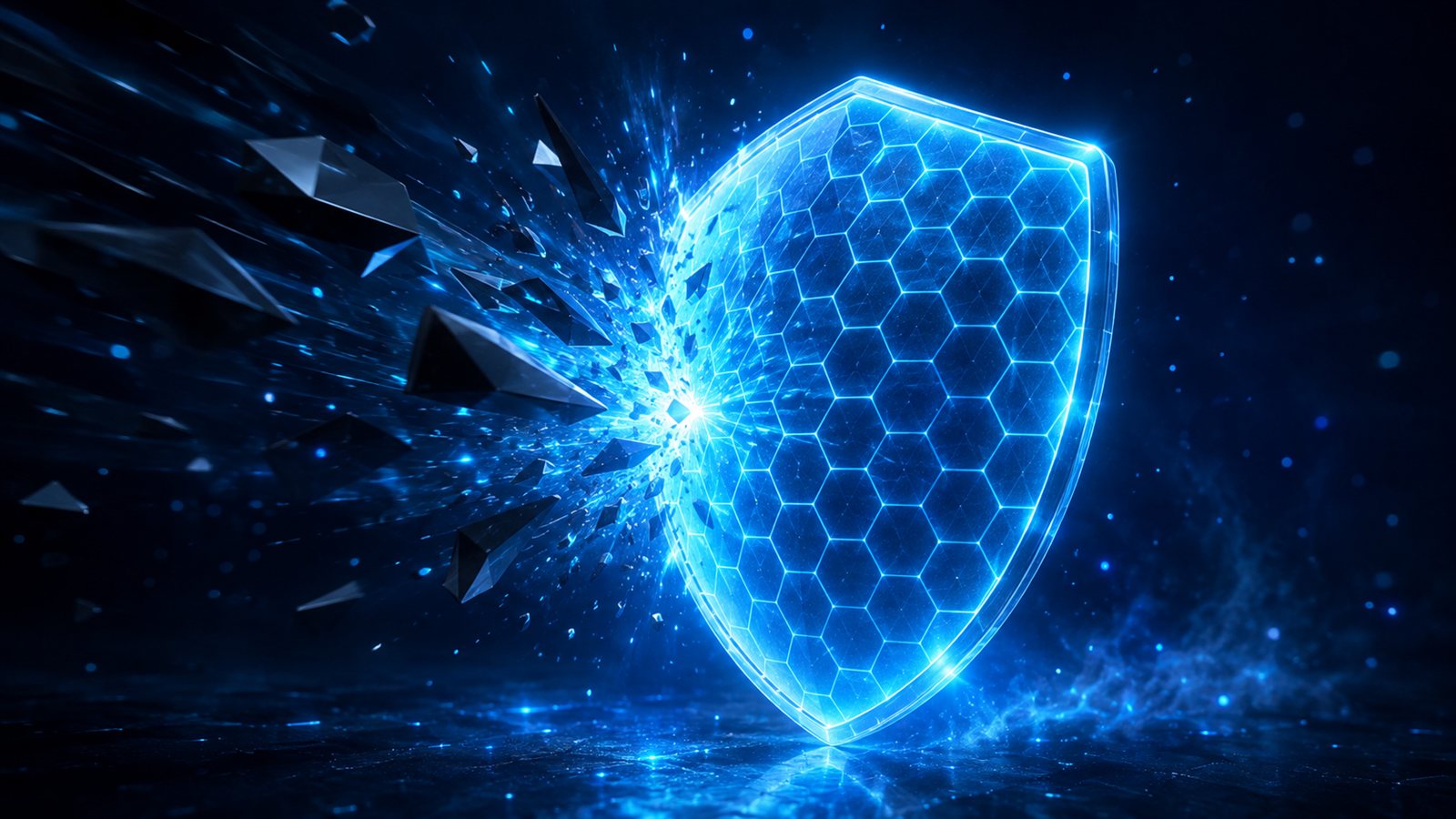 Virus temizleme icin kalkan simgesiyle anlatilan koruma gorseli