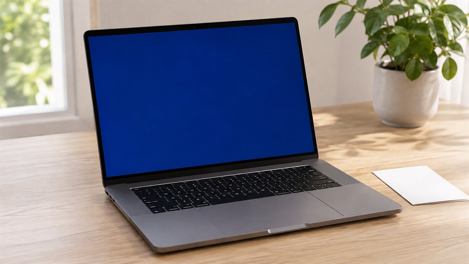 Windows 11 etkinlestirme icin masada acik laptop ve lisans karti